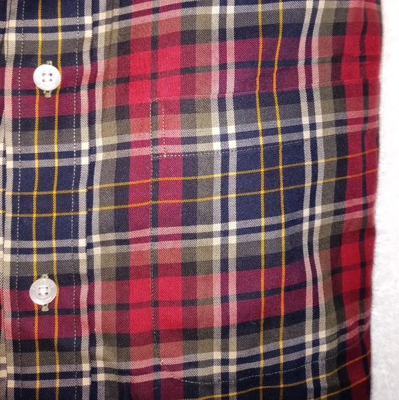 🆕Turnbury | Tartan Plaid Button Down Shirt Mens Size Small - Picture 12 of 14